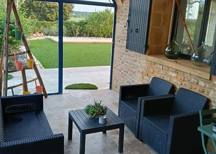 Maison 6 Personnes Avec Piscine Terrain Arbore Cloture Feriehus